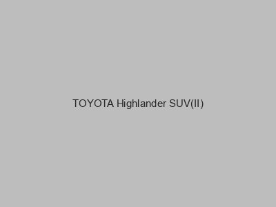 Kits electricos económicos para TOYOTA Highlander SUV(II)